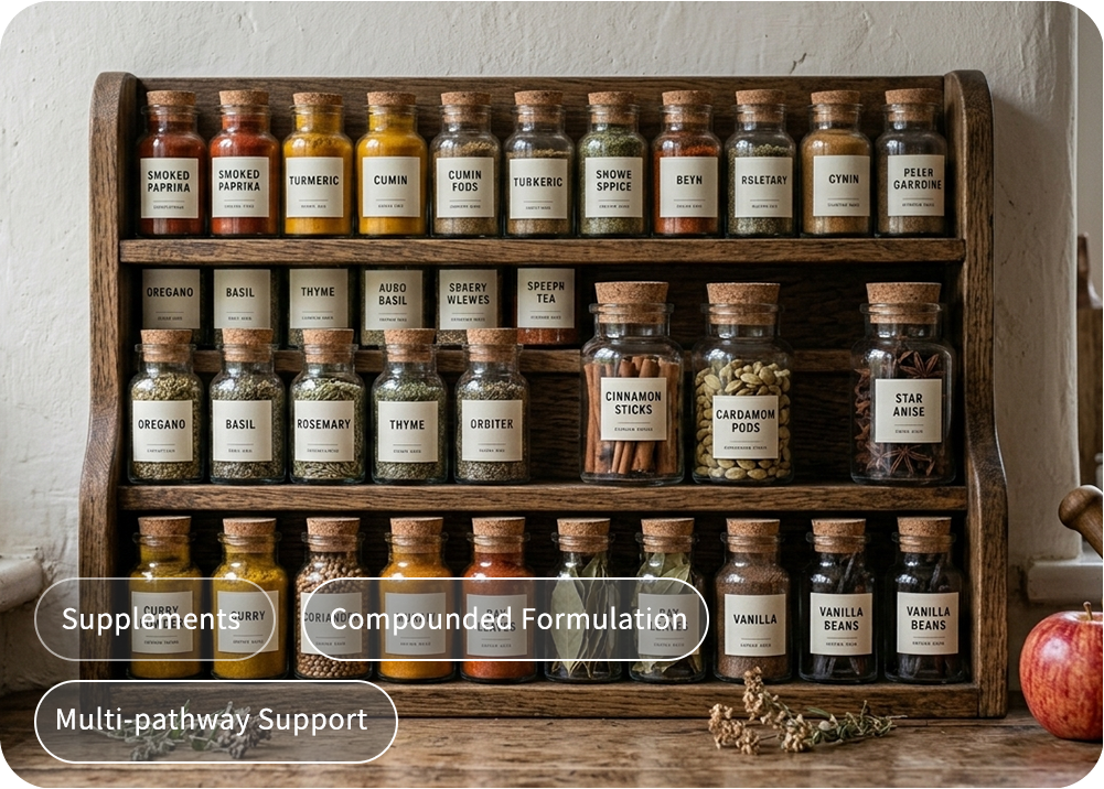 <em>"When my supplement tray starts to look like a spice rack, I can't help but wonder if I am doing the right thing."</em>