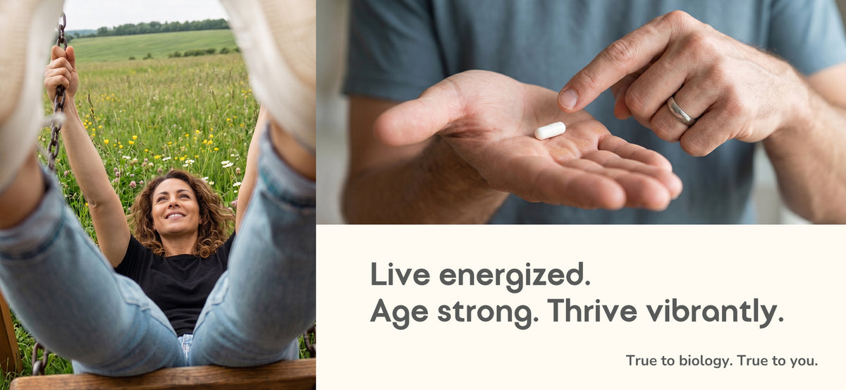 KINETIC NAD+ Live energized. Age strong. Thrive vibrantly.