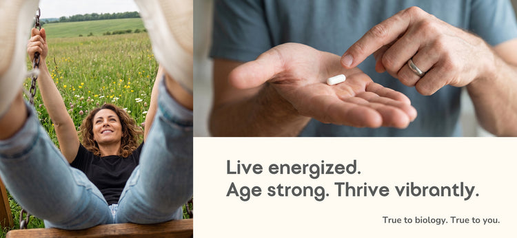 KINETIC NAD+ Live energized. Age strong. Thrive vibrantly.